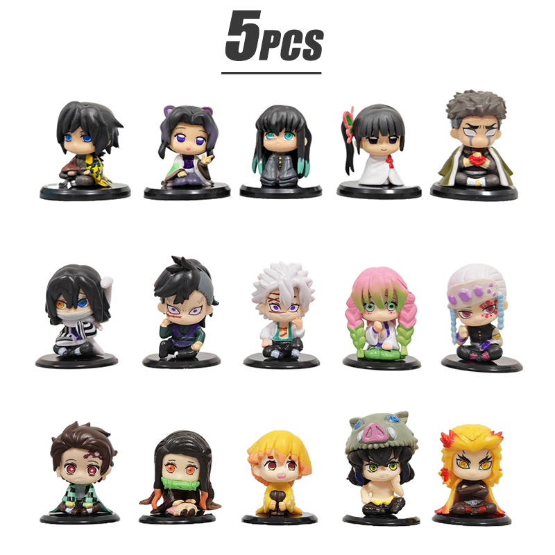 5 Styles/Set Demon Slayer Q Ve - đánh giá và giá Anime Merchandise Demon Slayer