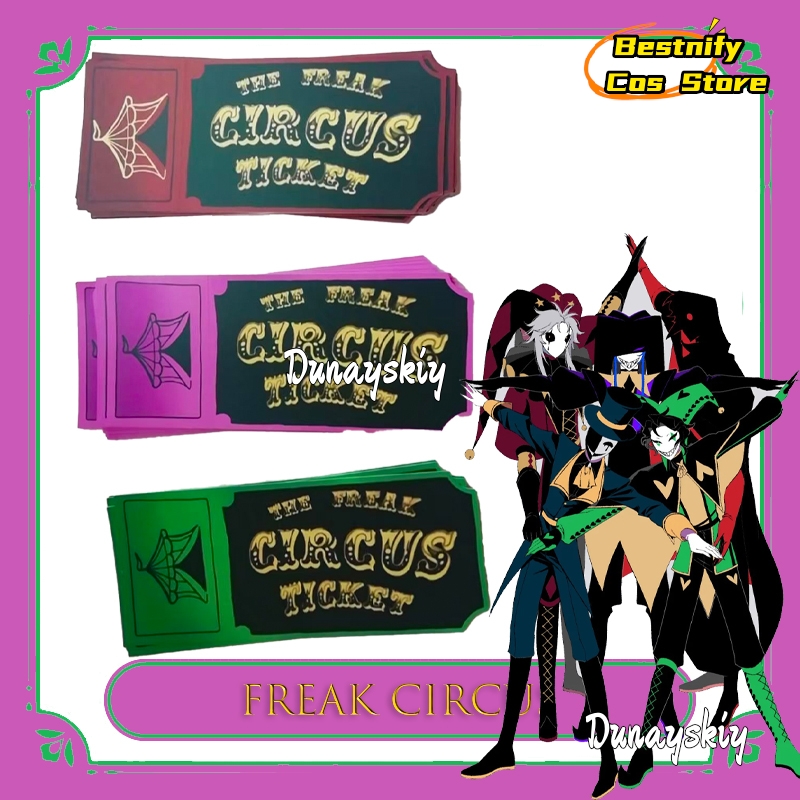 BFreak Circus Ticket Card Red  - đánh giá và giá Anime Merchandise Women