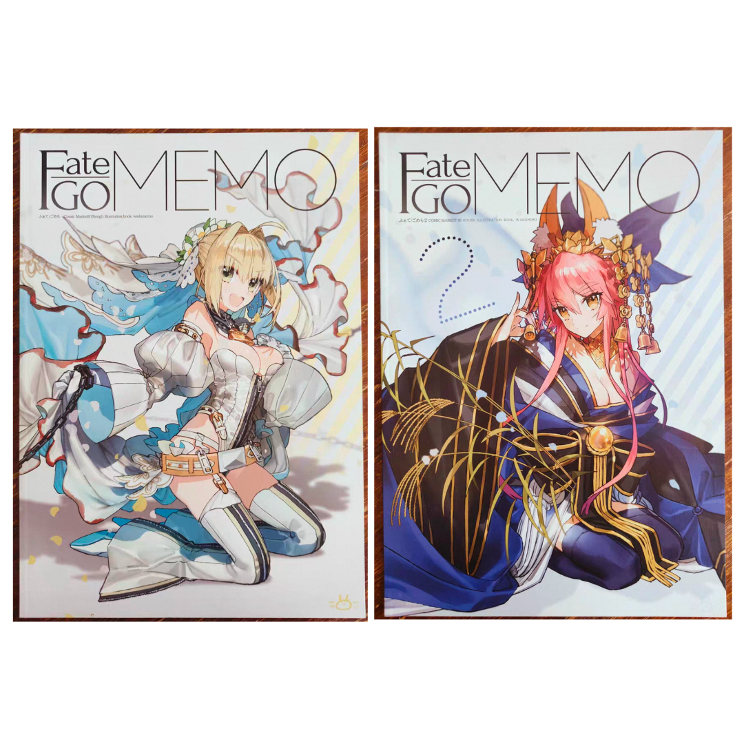 1 book Fate/GOMEMO 1 & 2 Art B - đánh giá và giá Fate Anime Merchandise