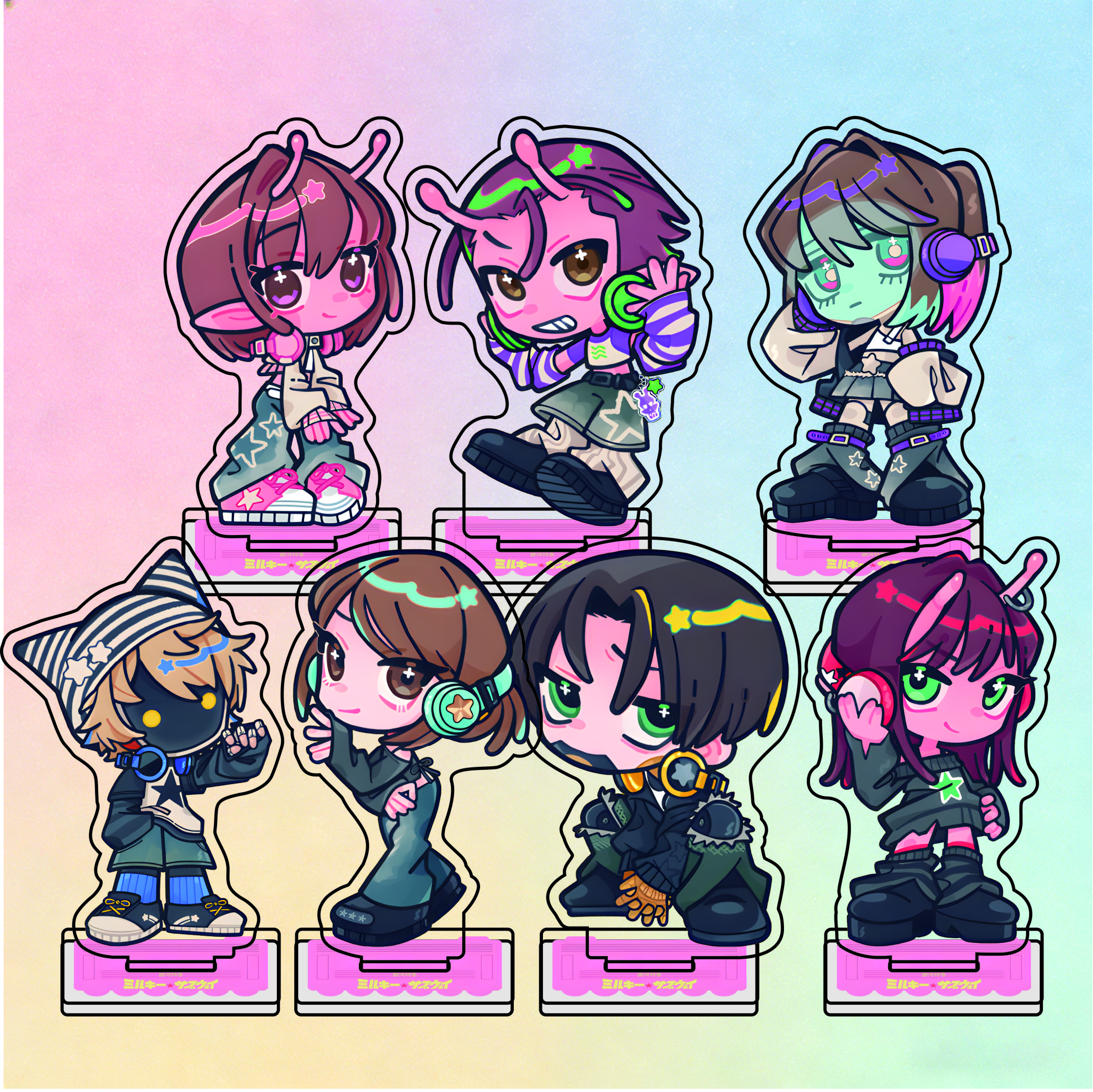 MILKY SUBWAY Acrylic KeyChain  - đánh giá và giá Anime Merchandise Licensing