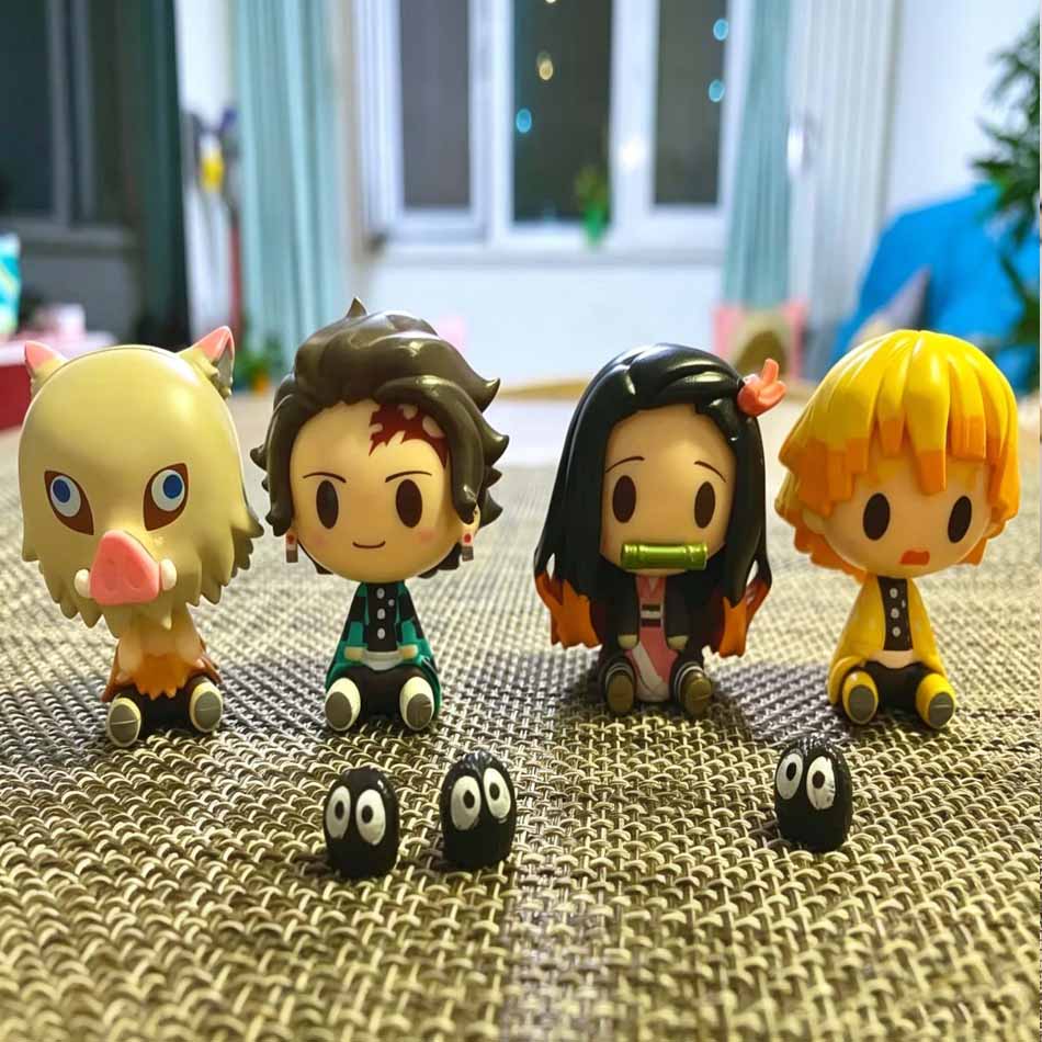 4Pcs/Set Demon Slayer Kamado T - đánh giá và giá Anime Merchandise Demon Slayer