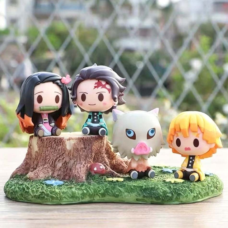 4Pcs/Set Demon Slayer Kamado T - đánh giá và giá Anime Merchandise Demon Slayer