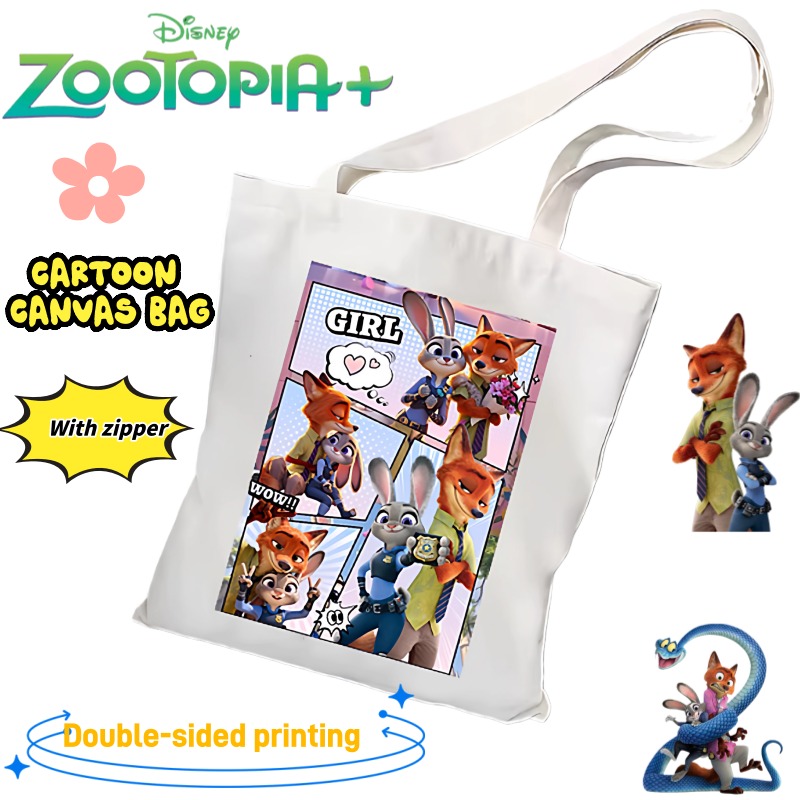 Zootopia cartoon canvas bag, J - đánh giá và giá Anime Kingdom Merchandise