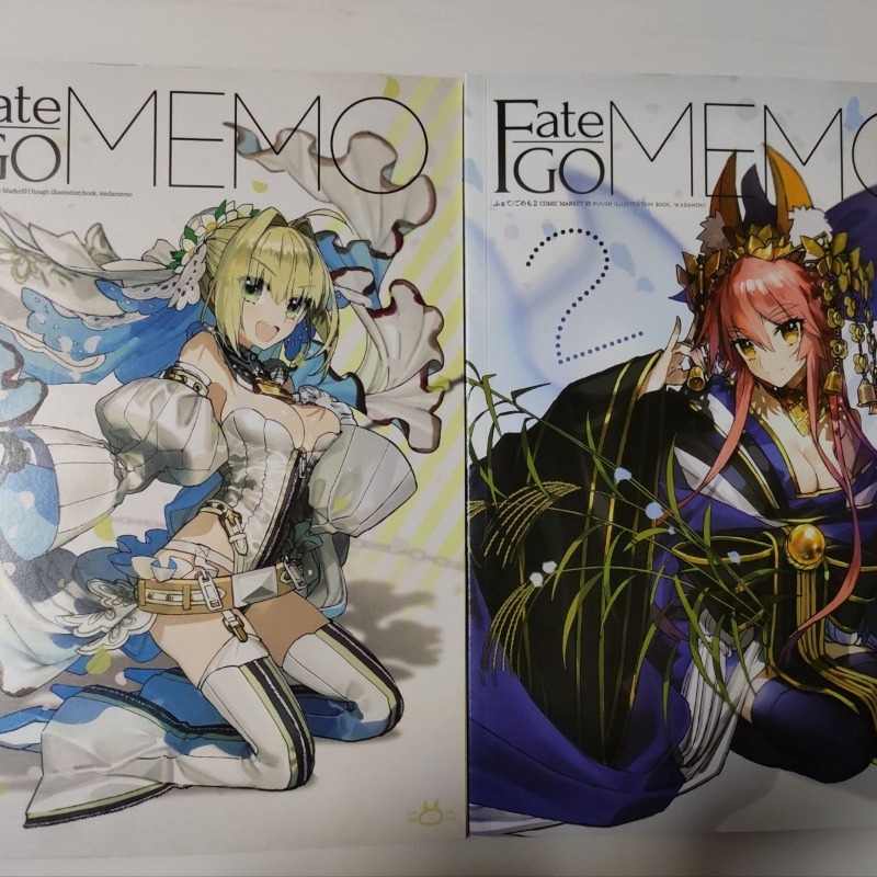 2 books Fate GO MEMO 1 2 Art B - đánh giá và giá Fate Anime Merchandise